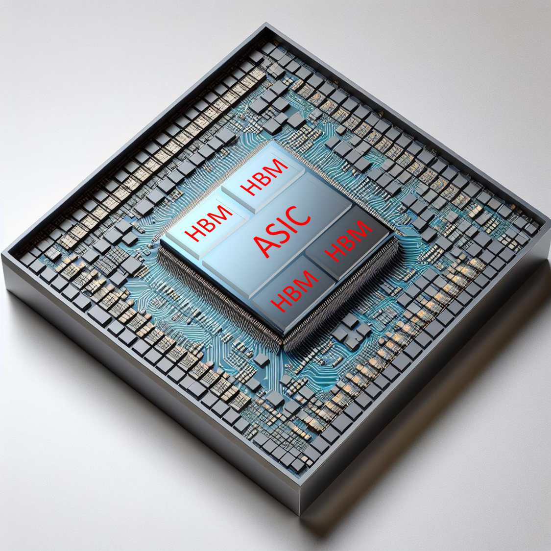 Network 2.5D Silicon Interposer Package